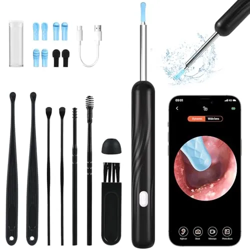 Ohrenschmalz Entferner Otoskop, Euakee 1080P WIFI