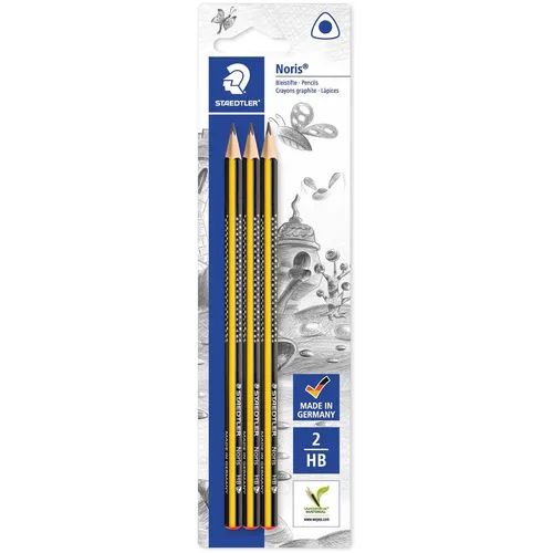 Staedtler Bleistift Noris HB x3 Blisterkarte