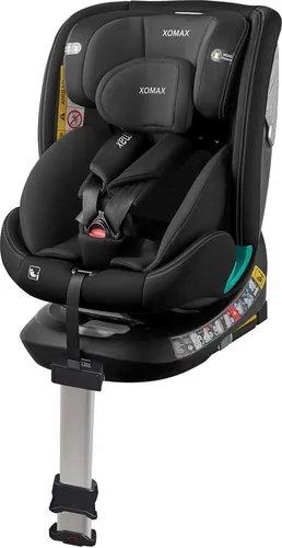 XOMAX Autokindersitz G409, 0-36 kg, ab Geburt bis 12 Jahre - Autokindersitz mit modernem Design und ISOFIX, bietet optimalen Schutz durch Seitenaufprallschutz und 5-Punkte-Sicherheitsgurte, ideal für Kinder von 0 bis 36 kg.