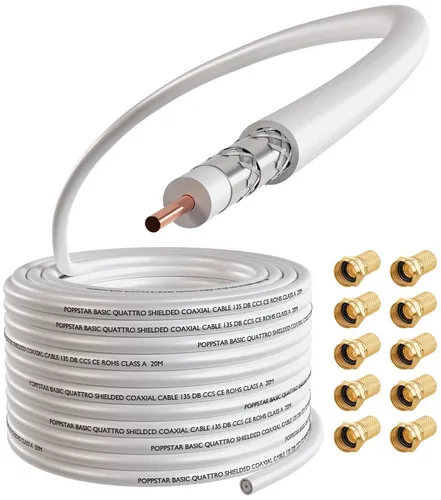 Poppstar SAT-Kabel, (3000 cm)