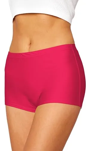 Merry Style Damen Badeshorts Bikinihose Bademode Badehose Bikini Unterteil Schwimmshorts L23L1 (Rosa (3260), 40)