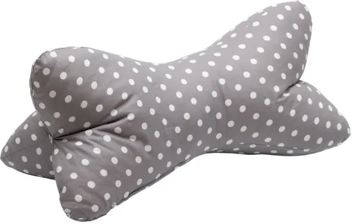 herbalind Nackenkissen Leseknochen grau, 40x18 cm in grau von herbalind