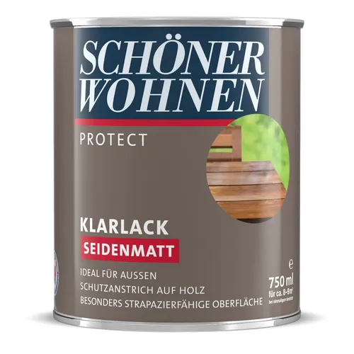 Schöner Wohnen Protect Klarlack 750ml seidenmatt