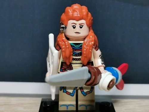 LEGO Minifigur Aloy mit Bogen von LEGO
