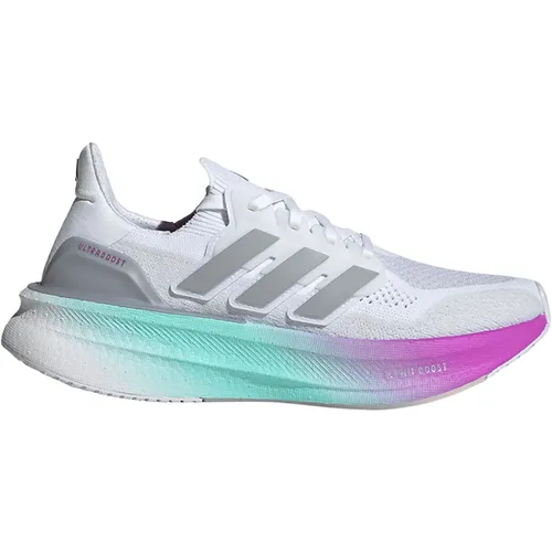 adidas Ultraboost 5 Neutralschuh Damen – Komfortabler Laufschuh in Weiß und Hellgrau, Größe 42 - Erleben Sie den adidas Ultraboost 5 Neutralschuh für Damen: Maximaler Komfort und Dämpfung für jedes Terrain. Ideal für Läuferinnen, die Flexibilität und Unterstützung suchen.