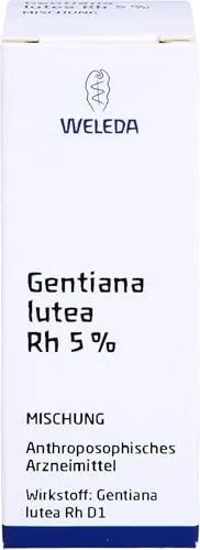 GENTIANA LUTEA RH Presssaft 5% Mischung 20 ml von Weleda