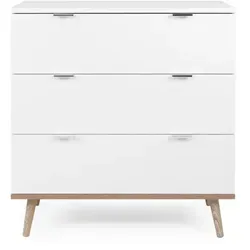 Kommode Gallese, weiß, modern und geräumig in weiß von Finori