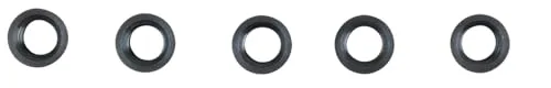 KS Tools 150.5077 Gewindebuchse m.Bund L=12mm,IG=M12x1,25/AG=M14x1,25, 5er Pack