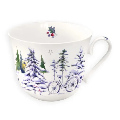 Tasse, Porzellantasse WINTERPARK 11,5cm 0,4l Grätz