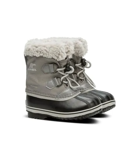 Sorel Yoot Pac Nylon WP - Wasserdichte Schneestiefel für Jungen - Stiefel für Jungen mit wasserdichter Konstruktion und herausnehmbarem, waschbarem Innenstiefel aus recyceltem Filz für optimalen Komfort und Wärme.