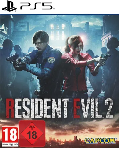 Resident Evil 2 Remake - [PlayStation 5] - PS5 Spiel ab 18, beeindruckende Grafik mit RE Engine und blitzschnellen Ladezeiten für ein fesselndes Survival-Horror-Erlebnis.