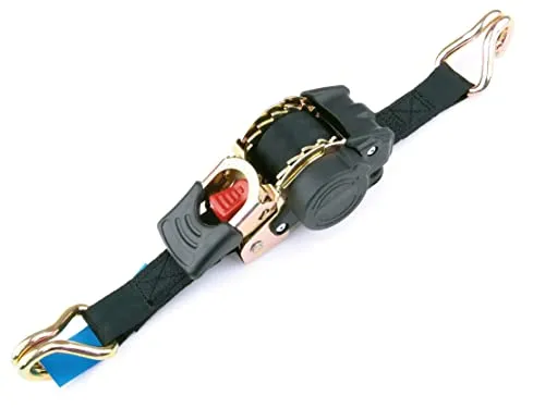 Ratioparts Spanngurt Zurrgurt 1,8m lang, 25mm breit, 250daN, Automatik Spitzhaken