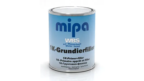 Produktbild Mipa WBS 1K-Grundierfiller dunkelgrau ca. RAL 7011 (1l) Autolackierung