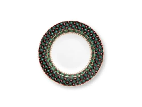 Pip Studio Berry Blues Suppenteller Clover Green 21,5cm