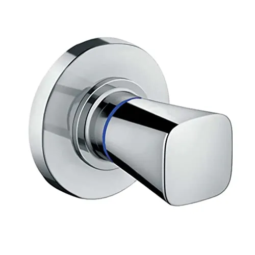 hansgrohe Logis Abstellventil 71970000, Badarmaturen - Hochwertiges Abstellventil in Chrom, ideal für moderne Badezimmer; inklusive Rosette und Hülse für einfache Installation.