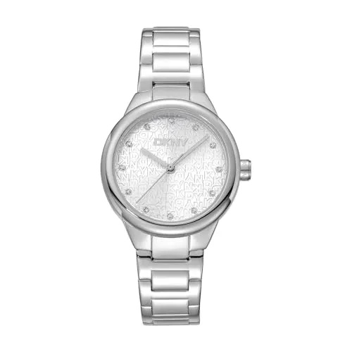 DKNY Quarz Damenuhr Everyday mit Edelstahlarmband von DKNY