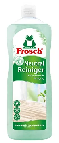 Frosch Neutral Reiniger 1000 ml - Ergiebiger Allzweckreiniger für Haushalt und Auto, hautneutral und schonend für alle Oberflächen. Ideal für Böden, Möbel und Sanitärbereich.