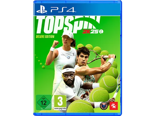 Top Spin 2K25 (Deluxe Edition) - Games: Erlebe die ultimative Tennis-Simulation mit Top Spin 2K25! Spiele als Legenden, dominiere online und trainiere mit John McEnroe. Die Deluxe Edition bietet exklusive Anpassungen und zusätzliche Inhalte!