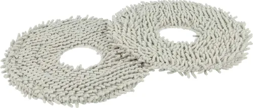 vhbw 2x Wischtuch kompatibel mit Dreame L10 Prime, Ultra Prime, Ultra Wischroboter, Putzroboter - Mopptuch, Wischmopp-Pad - 2x Mikrofasertuch