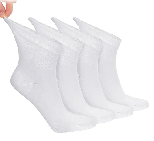 NoblesBox Diabetikersocken Damensocken Weich und Dünne, (Beutel, 4 Paar) Bambussocken