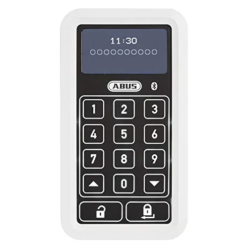Abus HomeTec Pro Bluetooth CFT3100 W - Elektronische Tastatur für Haustüren - Türschlösser & Schließzylinder, moderne Bluetooth-Technologie für einfache Bedienung und erhöhten Sicherheitskomfort