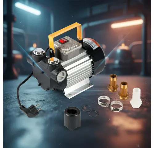 Feel2Home Ölabsaugpumpe 60L/min Heizölpumpe Dieselpumpe Selbstansaugend Ölabsaugpumpe 230V (Stück, 1-tlg), Selbstansaugend