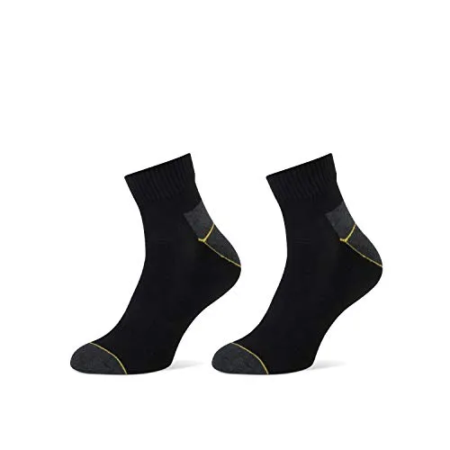 Stapp Yellow Quarter socken, 2er-Pack - Größe 43-46 - Schwarz