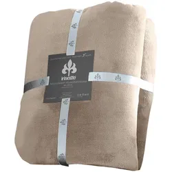 Irisette Wohndecke Relax 8900, kuschelig weich, mocca - Bettdecken aus 100% Polyester, pflegeleicht und ideal für gemütliche Abende. Mit OEKO-TEX® Standard 100 zertifiziert.
