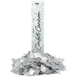 Konfetti-Kanone, silber, 28 cm