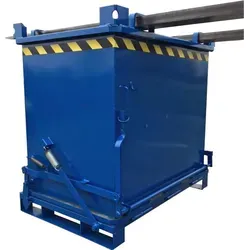 Klappbodenbehälter Klappbodencontainer Inhalt 1m3 Gabelstapler Tragkraft 1500Kg