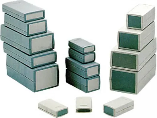 GEHUSE - KUNSTSTOFF-SPRITZGUSS - DUNKELGRAU - 150 x 80 x 60 mm