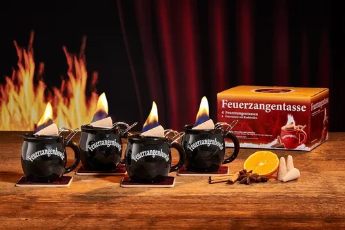 Feuerzangentasse Bowle-Set 4er-Set von Feuerzangentasse
