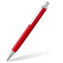 STAEDTLER Druckkugelschreiber triplus M rot Vollmetall-Schaft ergonomische Dreik