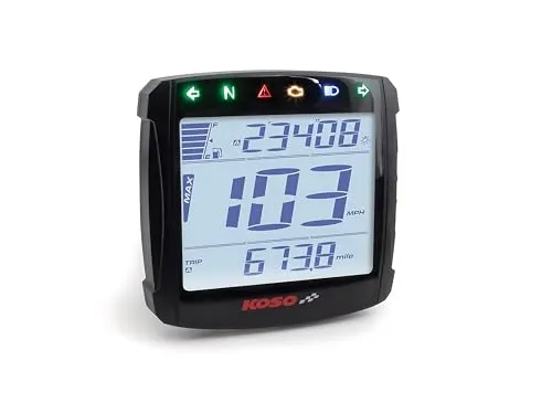 Koso Tacho XR-S 01 Digital Universal Blau für Yamaha