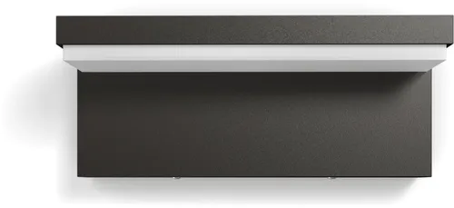 Philips Outdoor Ultra-Efficient Bustan Wandleuchte 3.8W - LED Außenwandleuchte aus Aluminium, langlebig mit 50.000 Stunden Lebensdauer – perfekt für stilvolle Außenbeleuchtung.