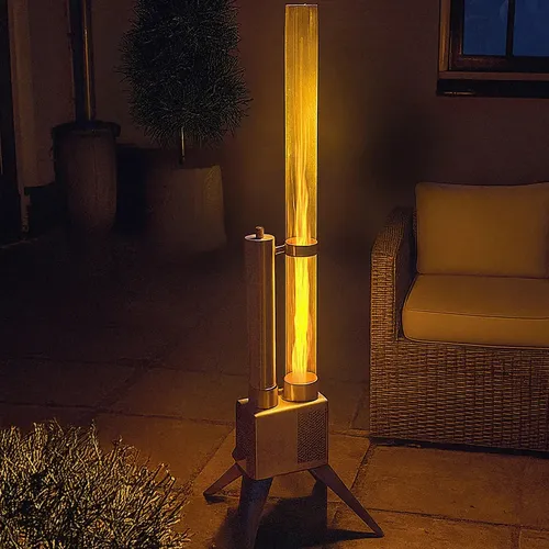 Outdoor Terrassenofen Stand Pellet Heizer für Garten & Terrasse im Außenbereich