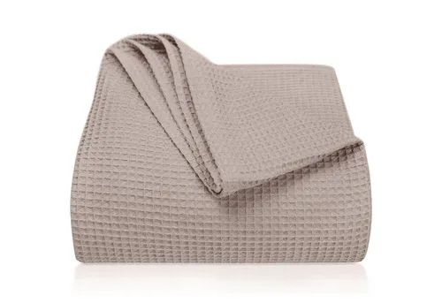 Laynenburg Tagesdecke Waffelpique – 100% Baumwolle, stilvoll und weich - Tagesdecken aus 100% Baumwolle, ideal als leichte Sommerdecke oder kuschelige Wohndecke. Hautfreundliche Waffel-Struktur, pflegeleicht und perfekt für jedes Zimmer.