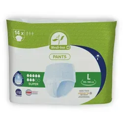Medi-Inn Windeln Pants SUPER - Diskreter Inkontinenzschutz - Inkontinenzeinlagen mit hoher Saugstärke, atmungsaktiv und geruchsbindend für optimalen Komfort und Sicherheit. Ideal für den täglichen Gebrauch.