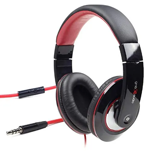 Boston Lärm Cancelling Stereo Music Kopfhörer Headset/Mic [4 Polig Mobiltelefone Phone]