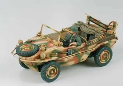 TAMIYA 35224 - Schwimmwagen Typ 166, Maßstab 1:35, hochwertiges Modell für Sammler und Modellbau-Enthusiasten