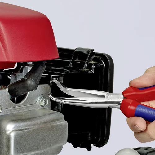 Knipex 38 95 200 Elektronik- u. Feinmechanik Flachrundzange 45° gebogen