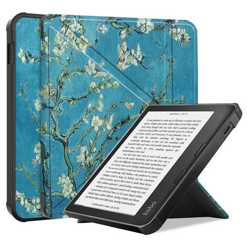 Hülle für Kobo Libra 2 7 Zoll Smart Cover Etui und Auto Sleep/Wake Funktion