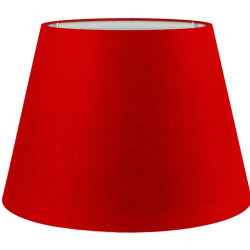 Premium Lampenschirm Stehlampe Hängelampe Rot Baumwolle E14/E27 L=UØ 25cm