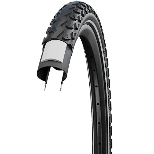 Schwalbe Land Cruiser Plus HS450 (24 x 2.00, 50-507) - Robuster Fahrradreifen für vielseitige Einsätze, mit Pannenschutz und langlebigem Profil für sicheren Grip auf verschiedenen Untergründen.