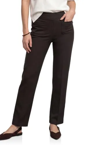STREET ONE Jerseyhose Style QR Amalia Straight leg F 46/30 in schwarz von Street One