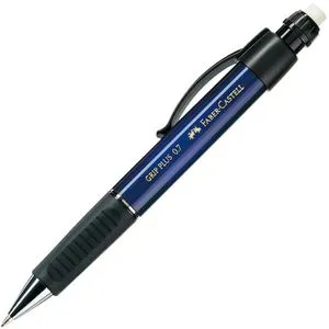 Faber-Castell Druckbleistift Grip Plus 1307 130732, B, navy blue / blau, Strichbreite 0.7mm