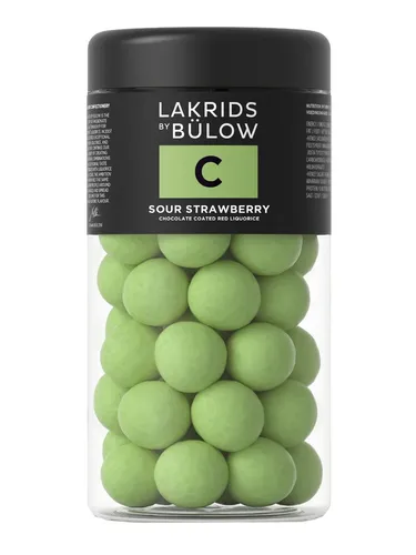 Lakrids by Bülow Lakritze überzogen mit weißer Schokolade, saurer Erdbeere und Zucker 2fea5cf83110c516