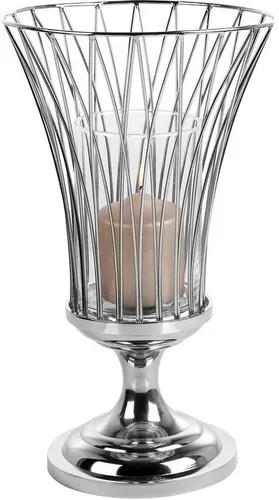 Fink Windlicht ALLEGRA – Eleganter Kerzenhalter aus Edelstahl und Glas - Das Windlicht ALLEGRA vereint klassischen und modernen Stil. Ideal für kreative Dekorationen, sorgt es mit seiner eleganten Form und hochglänzenden Oberfläche für lebendige Akzente in Ihrem Zuhause.