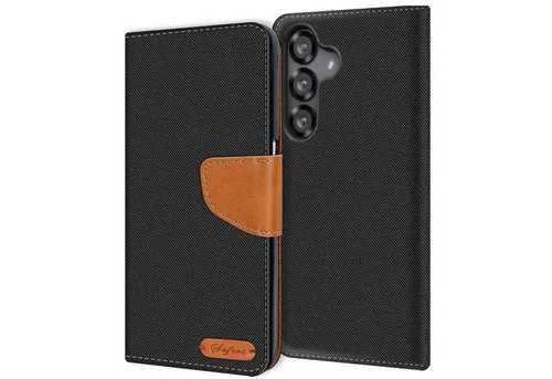 CoolGadget Handyhülle Denim Schutzhülle Flip Case für Samsung Galaxy S25+ 6,7 Zoll, Book Cover Handy Tasche Jeans Hülle für Samsung S25+ Klapphülle