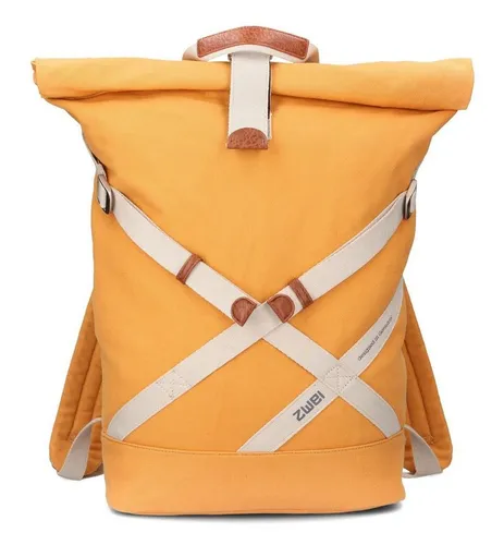 Zwei Yoga YR250 Yoga Rucksack - 45/60 cm Gelb - Tagesrucksäcke im modernen Kurier-Stil, perfekt für Uni, Picknick und Yogatraining. Kompakt und vielseitig, Maße: 30 x 48 x 14 cm.